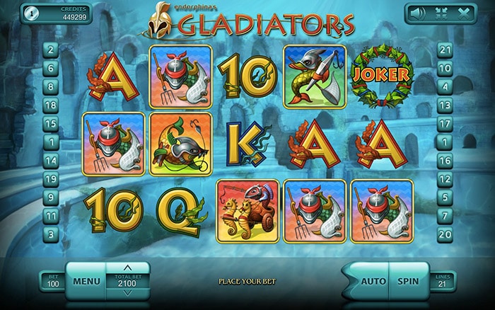 Gladiators Online Casino Slot Review game