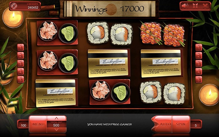 Sushi Online Casino Slot Review game