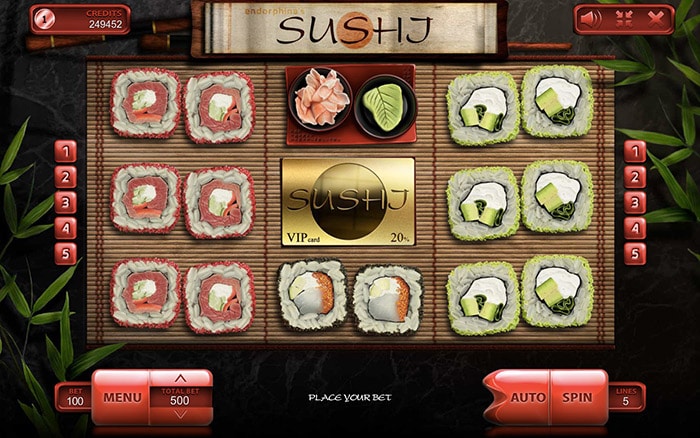 Sushi Online Casino Slot Review gameplay